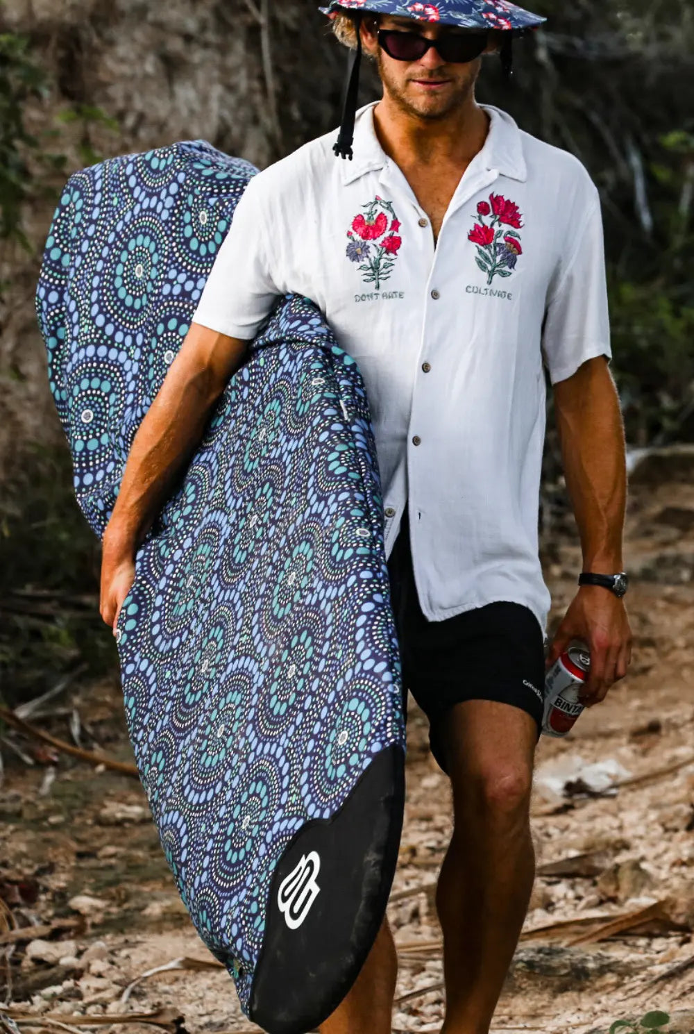Bombora Shortboard - Boardsox Canvas Surfboard Cover BoardSox