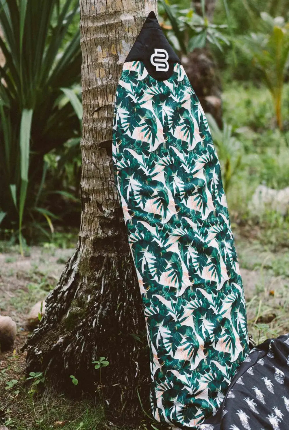 Green Leaf Fun/Mid - Boardsox Canvas Surfboard Cover BoardSox