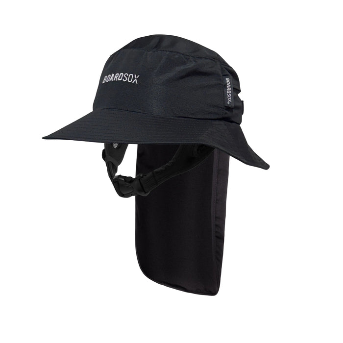 Black - Boardsox Bucket Surf Hat + Hard Shell Insert