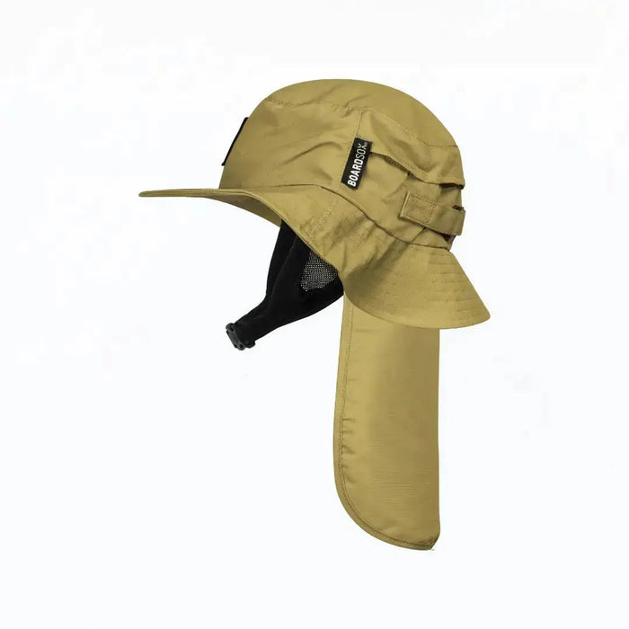 Khaki Boardsox Surf Hat + Hard Shell Insert