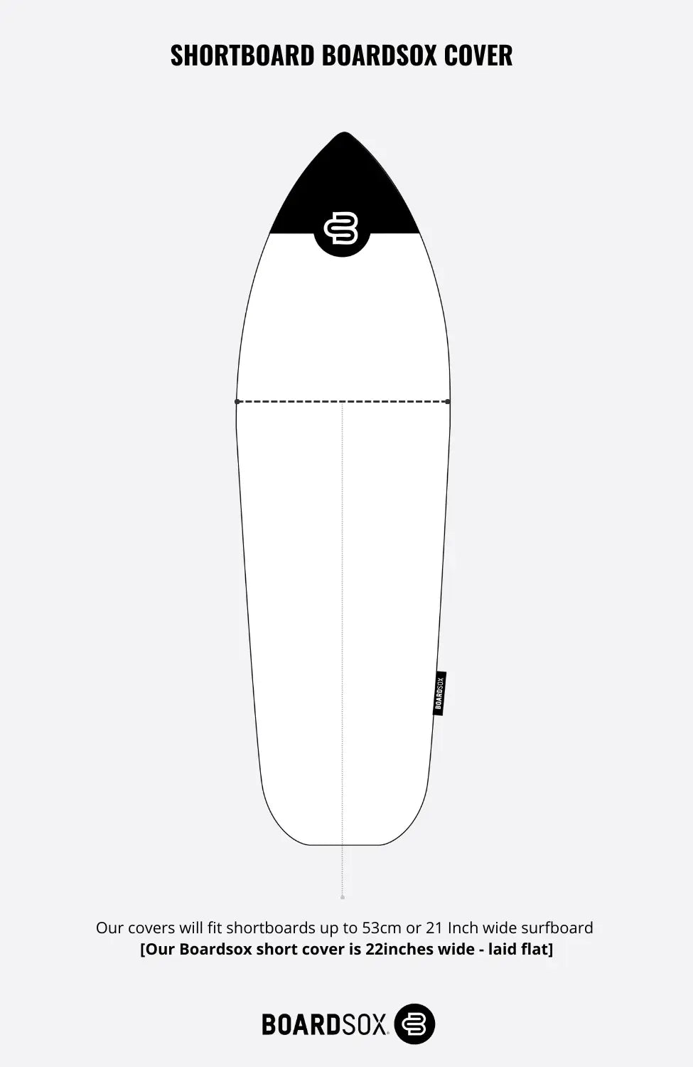 Stripes Boardsox® Custom Fit Big Wave Gun Cover - BOARDSOX®BoardSox Surfboard Cover