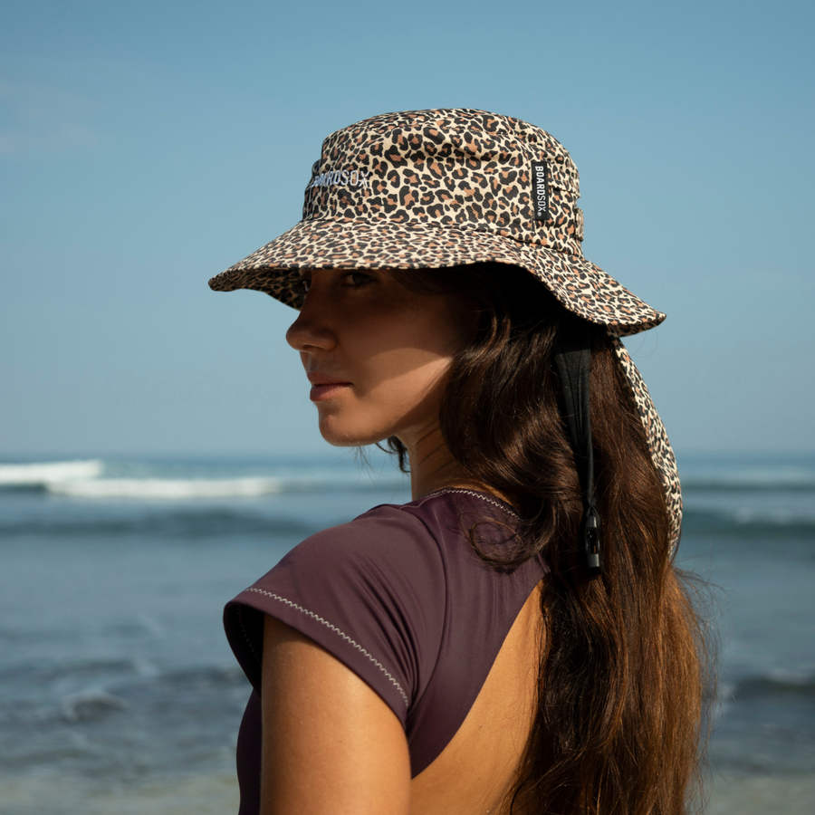 Boardsox Jaxie Leopard Surf Hat