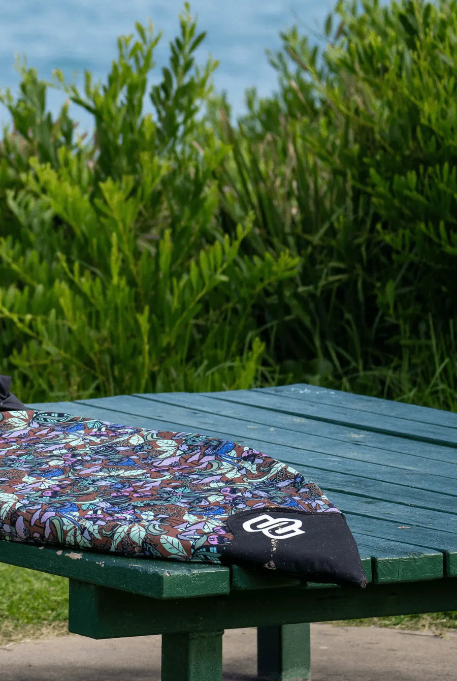 Fantastic Fungi surfboard cover in 14oz recycled canvas by Boardsox