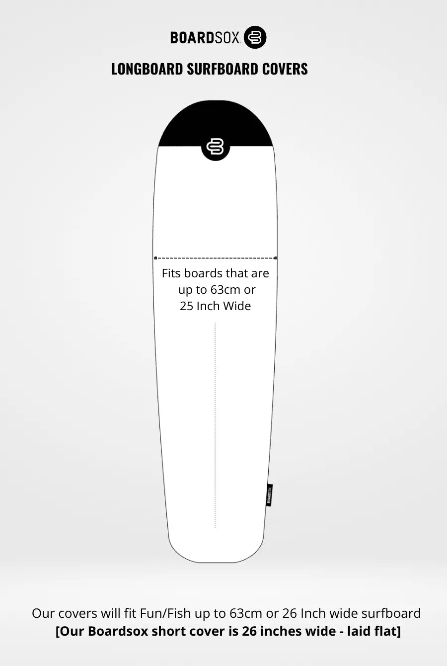 Flames - Longboard Boardsox Canvas Surfboard Cover - BOARDSOX®BoardSox Surfboard Cover