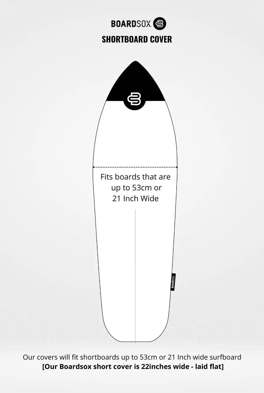 Flames - Shortboard - Boardsox Canvas Surfboard Cover - BOARDSOX®BoardSox Surfboard Cover
