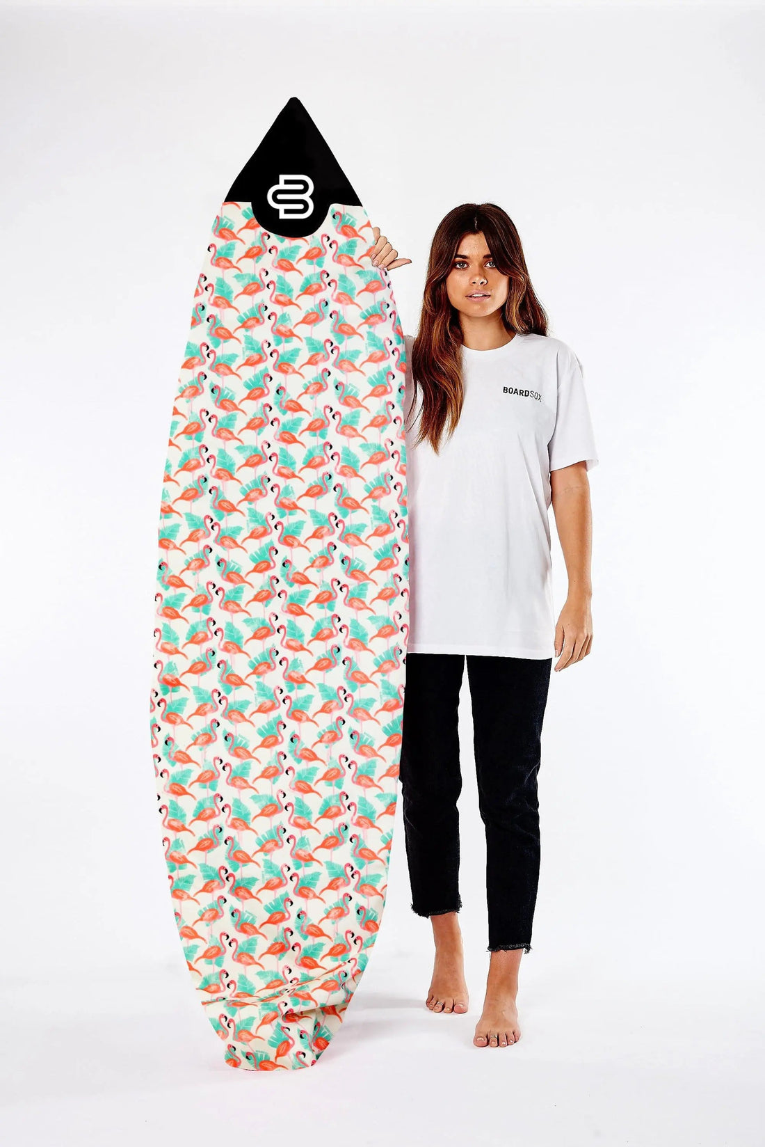 Flamingo Boardsox recycled canvas surfboard cover