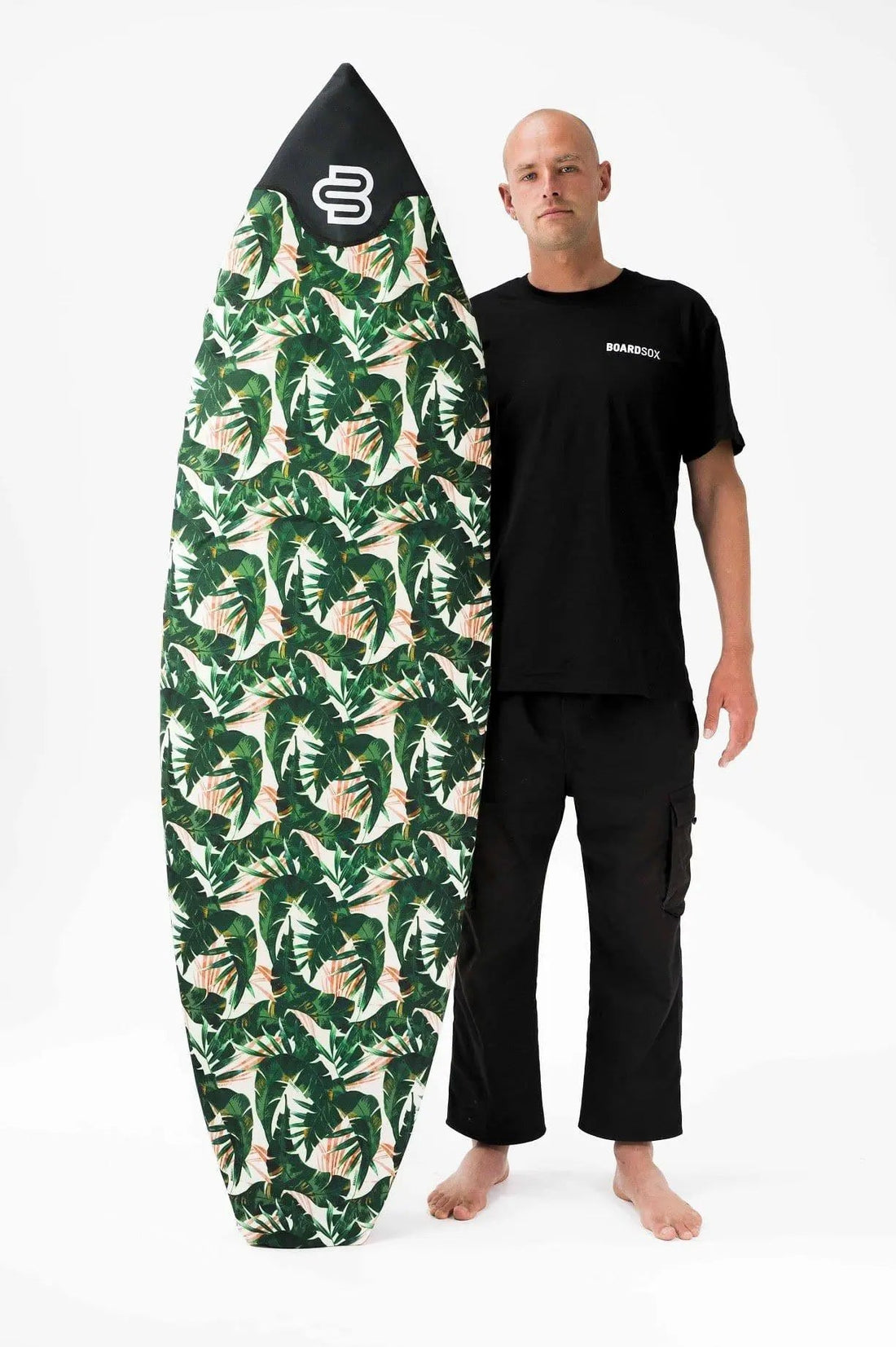 Green Leaf Boardsox recycled canvas surfboard cover