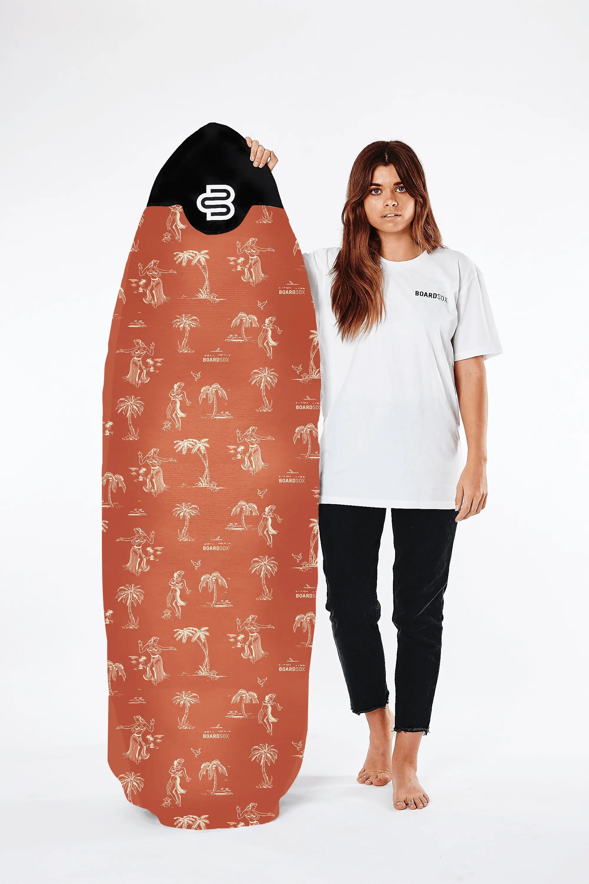 Hula Lula -  Boardsox Canvas Surfboard Cover – Mid length Surfboard   - BOARDSOX®BoardSox Surfboard Cover