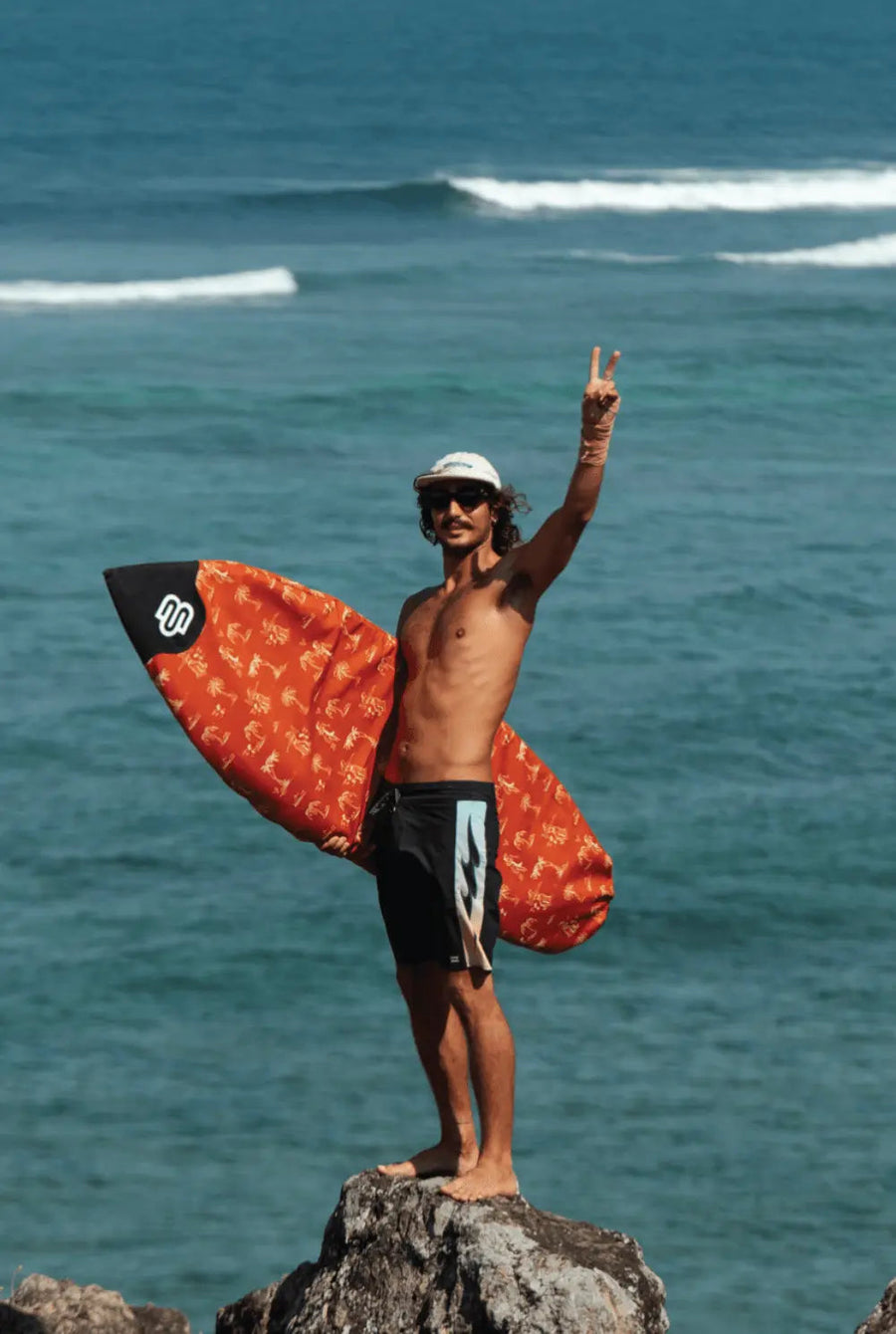Hula Lula shortboard surfboard cover, available 5'6 to 7'0