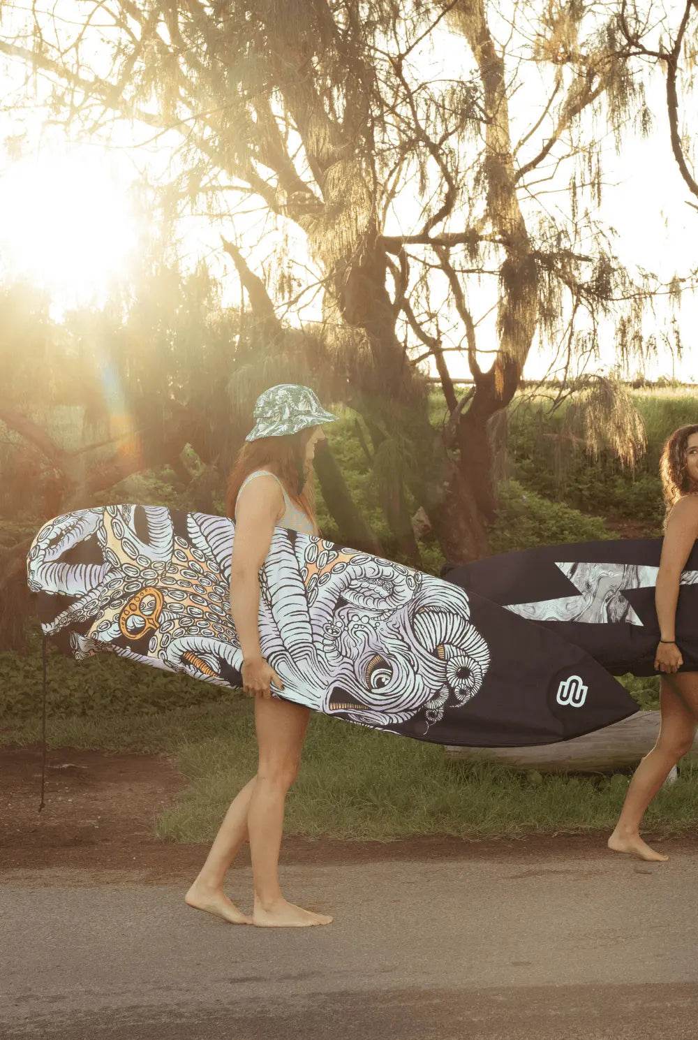 Kraken - Boardsox Canvas Surfboard Cover – Mid length Surfboard - BOARDSOX®BoardSox Surfboard Cover