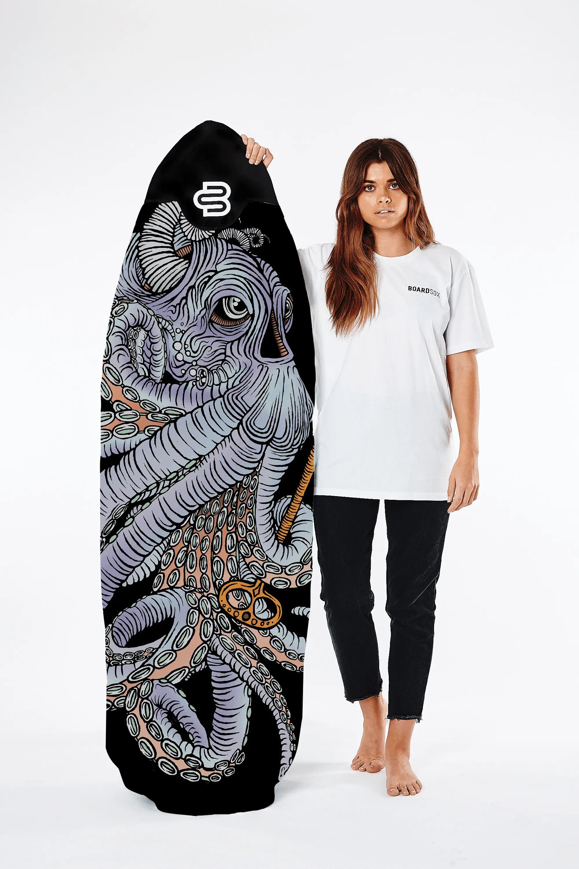 Kraken ♻️ rPET Recycled Boardsox® Fun/Hybrid Surfboard Cover - BOARDSOX® AustraliaBoardSox Surfboard Cover