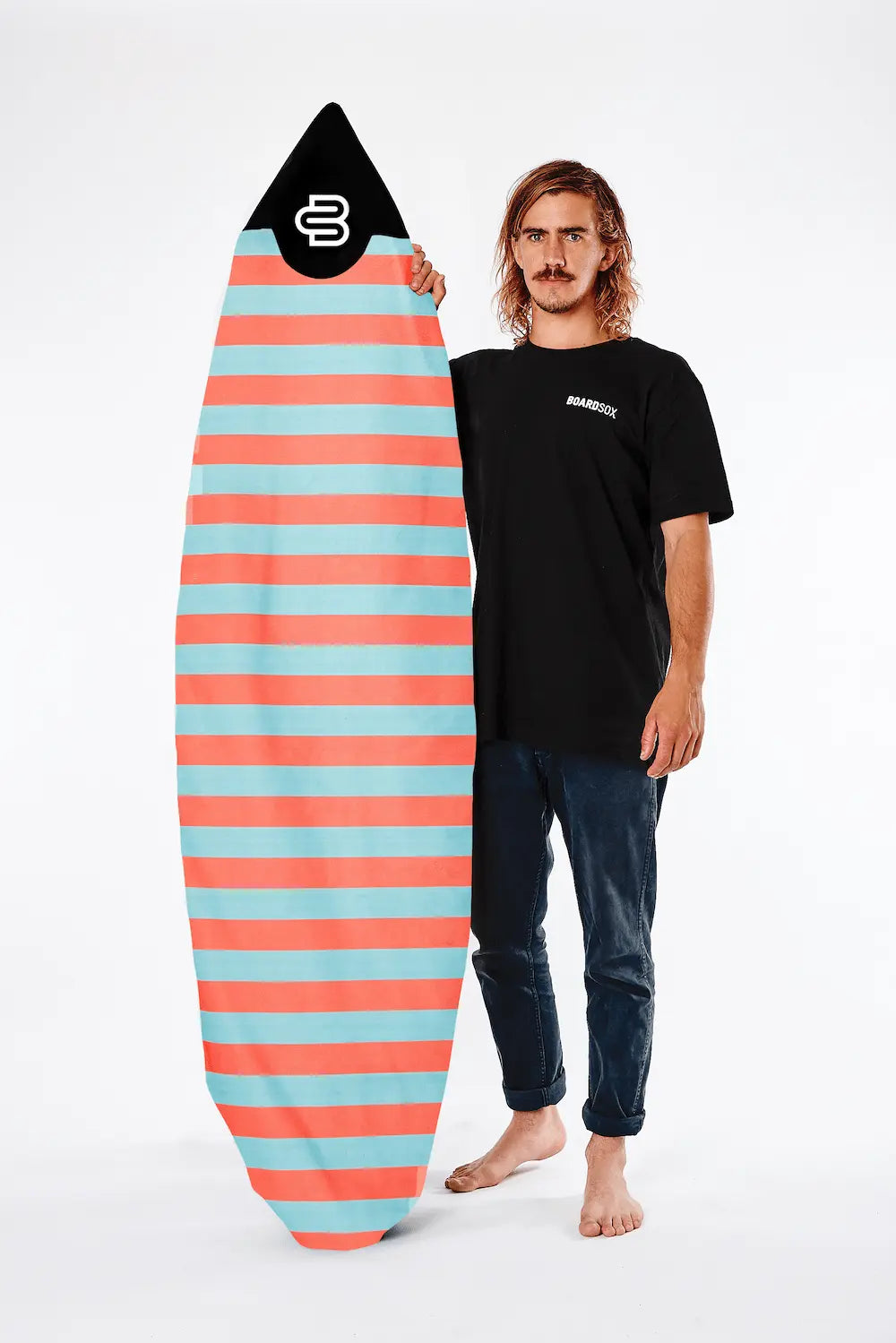 Wingnut Stripes Boardsox recycled canvas surfboard cover